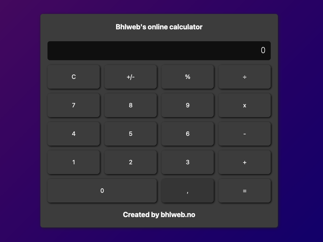 An online calculator